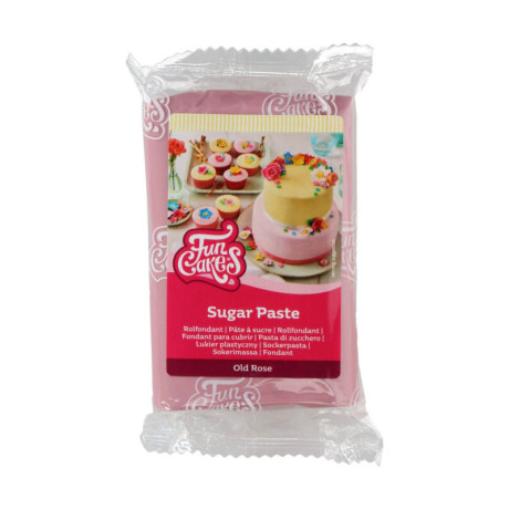 Pâte à sucre FunCakes vieux rose 250 g