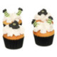 FunCakes Sugar Decorations Witch Hat & Leg 12 pieces