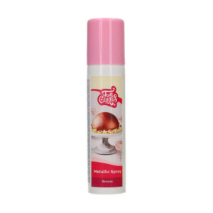 Spray métallique FunCakes bronze 100 ml