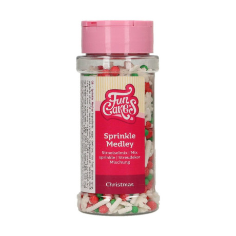 FunCakes Christmas Sugar Medley 60 g