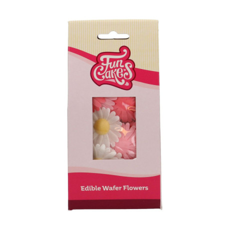 FunCakes Edible Wafer Flowers Daisy 13 pcs