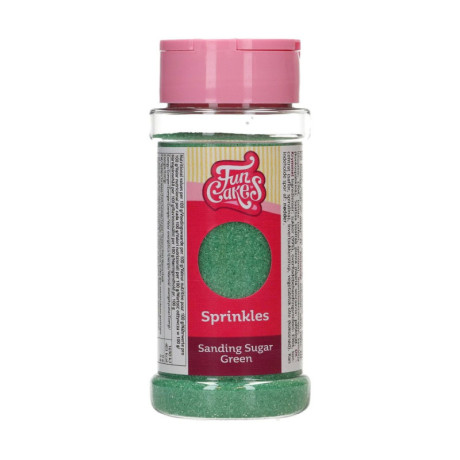 FunCakes Sanding Sugar Green 80 g