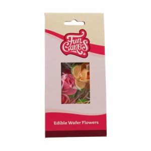 FunCakes Edible Wafer Flowers Camellia 5 pcs