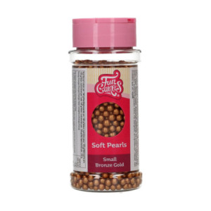 FunCakes Soft Pearls Bronze Gold 70 g