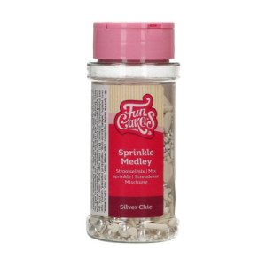 Medley en sucre FunCakes Silver Chic 65 g