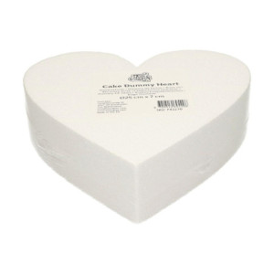 FunCakes Dummy Cake Heart 7 cm x Ø25 cm