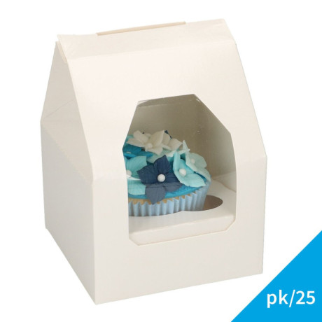 FunCakes Cupcake Box for 1 Cupcake (Pack of 25)