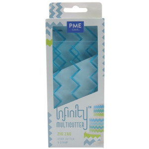 Découpoir pour la pate à sucre PME zig zag (lot de 2)