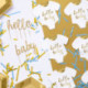 PartyDeco Alphabet Gold Toppers (Pack of 53)