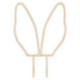 Topper en bois PartyDeco oreilles de lapin