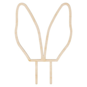 PartyDeco Wood Topper Bunny Ears