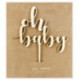 Topper en bois PartyDeco Oh Baby