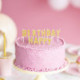 PartyDeco Happy Birthday Gold Candles (Pack of 13)