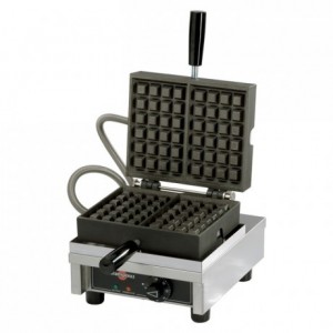 Electric waffle maker Pack resistance opening 90°
