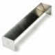 Gouttière à bûche triangle 500 x 90 x 75 mm en inox