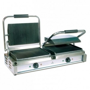Double contact grill for meat / panini Ecoline