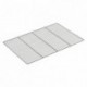 Flat chromed grid 600 x 400 mm (5 pcs)