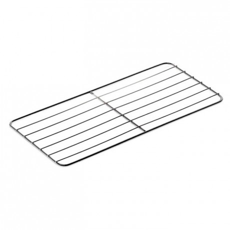 Flat grid gastronorm format stainless steel GN2/1 265 x 325 mm