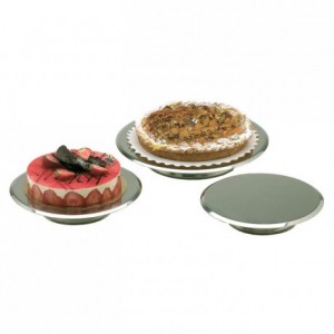 Cake stand stainless steel Ø 240 mm