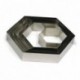 Hexagon stainless steel H45 230x200 mm