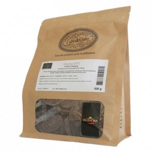 Illanka 63% dark chocolate Single Origin Peru beans 500 g