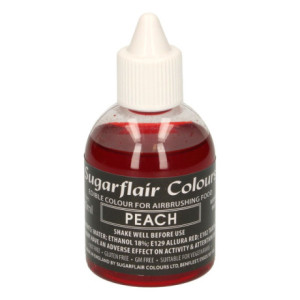 Colorant aérographe Sugarflair Pêche 60 ml