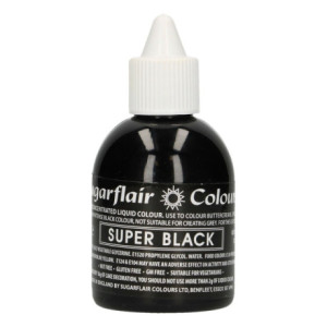 Colorant  alimentaire liquide Sugarflair Noir Intense 60 ml