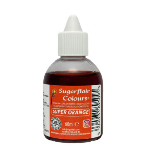 Colorant alimentaire liquide Sugarflair Super Orange 60 ml