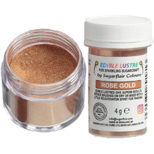 Paillettes alimentaires Sugarflair Rose Gold 4 g