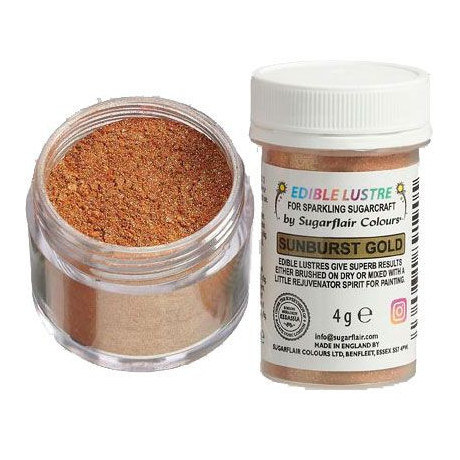 Paillettes alimentaires Sugarflair Sunburst Gold 4 g