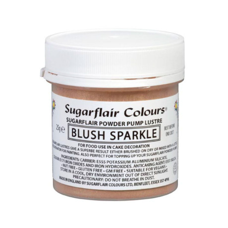 Paillettes alimentaires Sugarflair blush sparkle 25 g