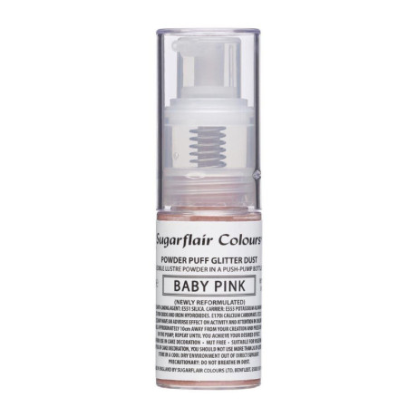 Sugarflair Edible Glitter Spray Baby Pink 10 g