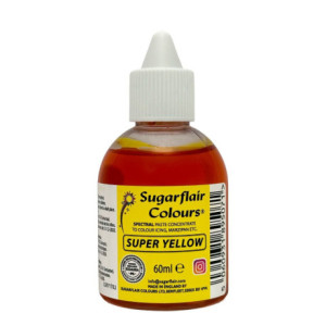 Colorant alimentaire liquide Sugarflair Super Yellow 60 ml