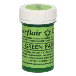 Sugarflair Matt Edible Paint Green 20 g