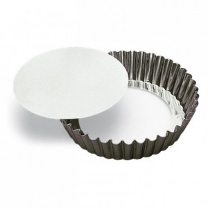 Round fluted cake mould loose bottom tin Ø150 mm (pack of 3)