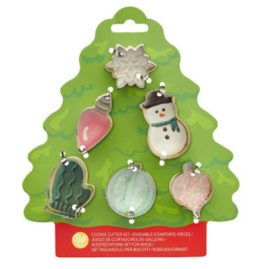 Wilton Christmas Mini Cutters 6 Pieces