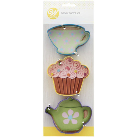 Wilton Tea Party Cutters 3 Pieces