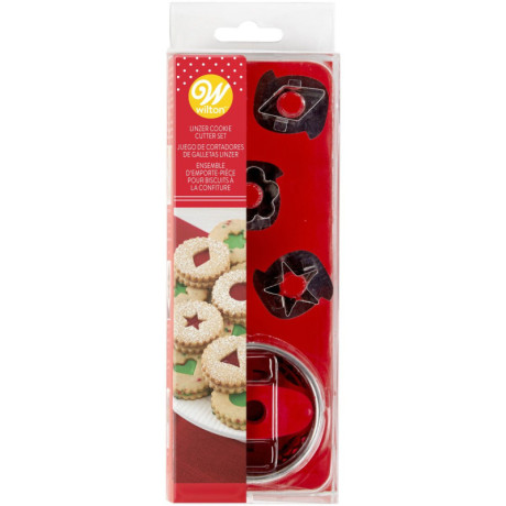 Wilton Linzer Cookie Cutters 7 Pieces