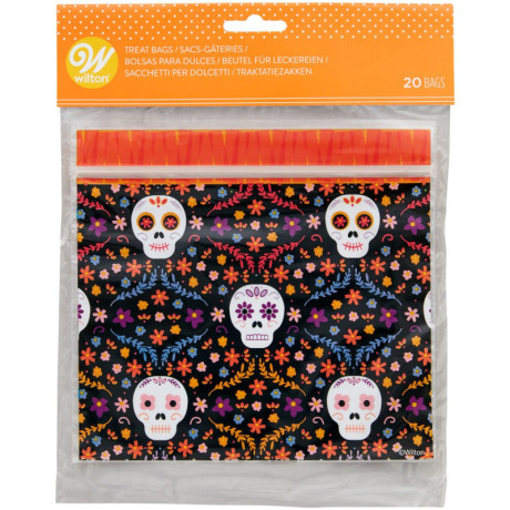 Sachets à friandises Wilton jour des morts 20 pièces