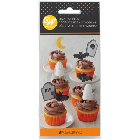 Wilton Halloween Toppers 8 Pieces