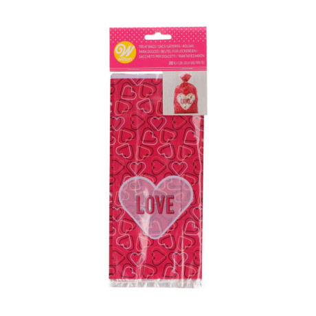 Wilton Love Treat Bags 20 Pieces