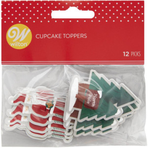 Toppers Wilton Noël 12 pièces