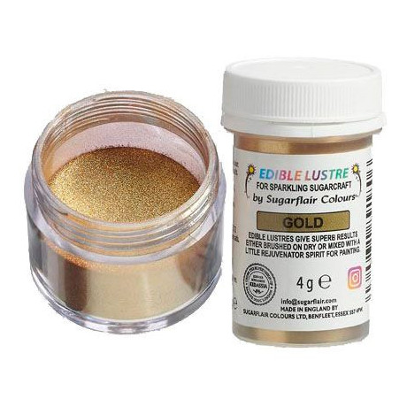 Sugarflair Edible Glitter Gold 4 g