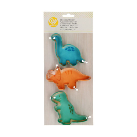 Wilton Dinosaur Cookie Cutters 3 Pieces