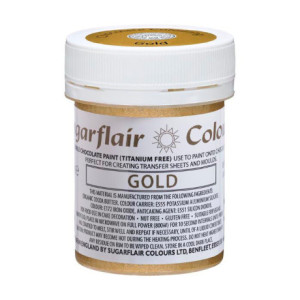 Peinture pour chocolat Sugarflair or 35 g