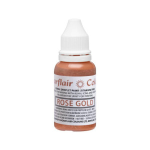 Sugarflair Edible Paint Rose Gold 14 ml