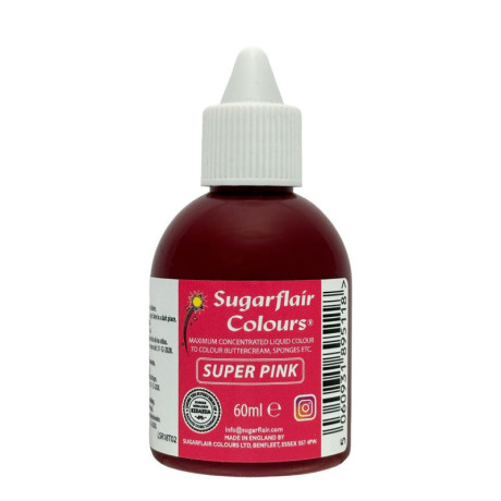 Sugarflair Liquid Food Colour Super Pink 60 ml