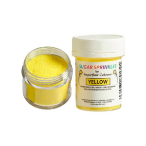 Sucre coloré Sugarflair Yellow 40 g