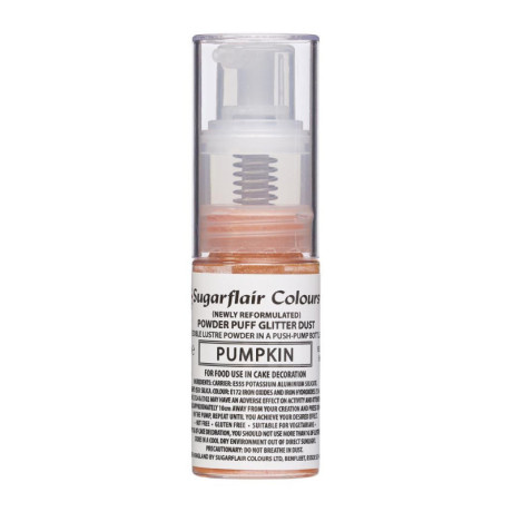 Sugarflair Edible Glitter Spray Pumpkin 10 g