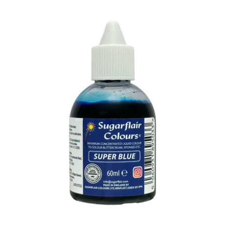 Sugarflair Liquid Food Colour Super Blue 60 ml